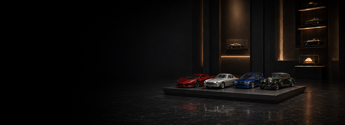 Sozu Model Cars collection display