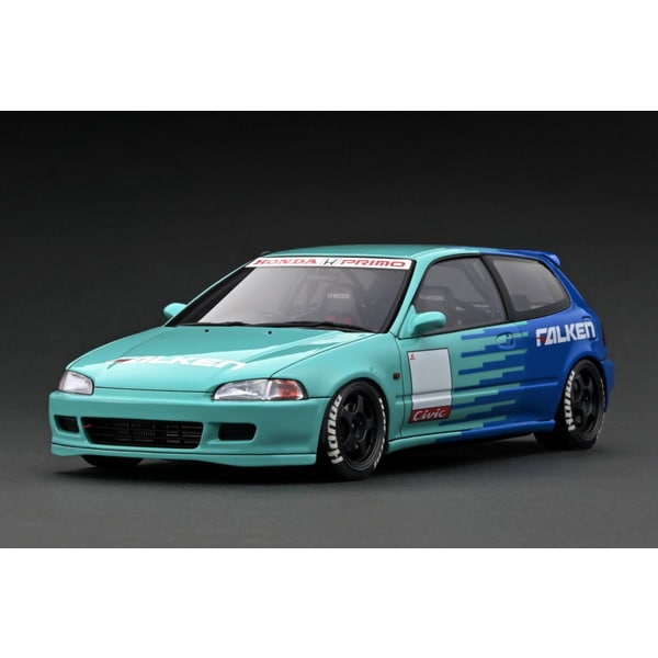 Ignition Model IG3049 1/18 Honda Civic EG6 Blue [Resin Model Car] - image 1