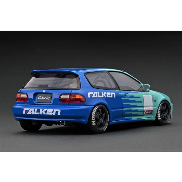 Ignition Model IG3049 1/18 Honda Civic EG6 Blue [Resin Model Car] - image 2