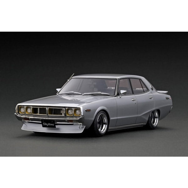 Ignition Model IG3271 1/18 Nissan Skyline 2000 GT-X GC110 Silver [Resin Model Car] - image 1