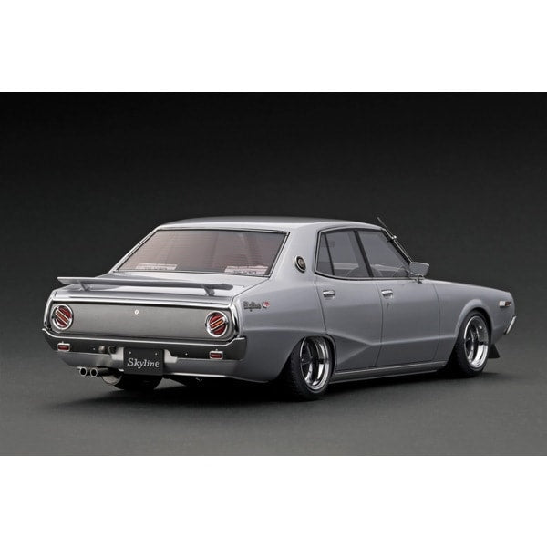 Ignition Model IG3271 1/18 Nissan Skyline 2000 GT-X GC110 Silver [Resin Model Car] - image 2