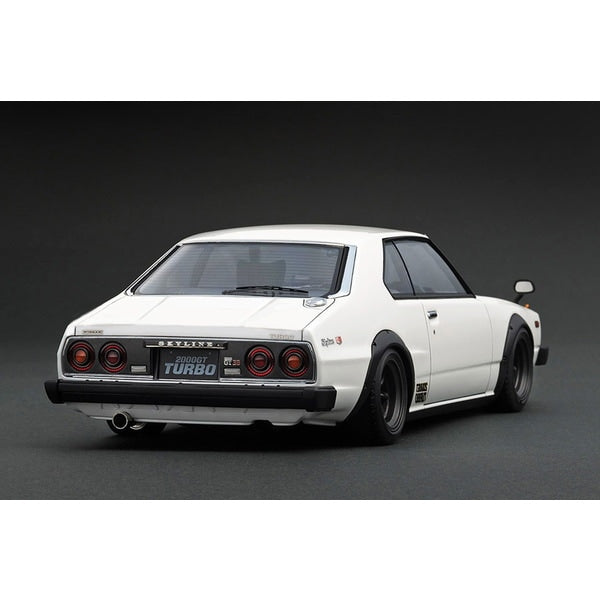 Ignition Model IG3476 1/18 Nissan Skyline 2000 Turbo GT-ES C211 White [Resin Model Car] - image 2