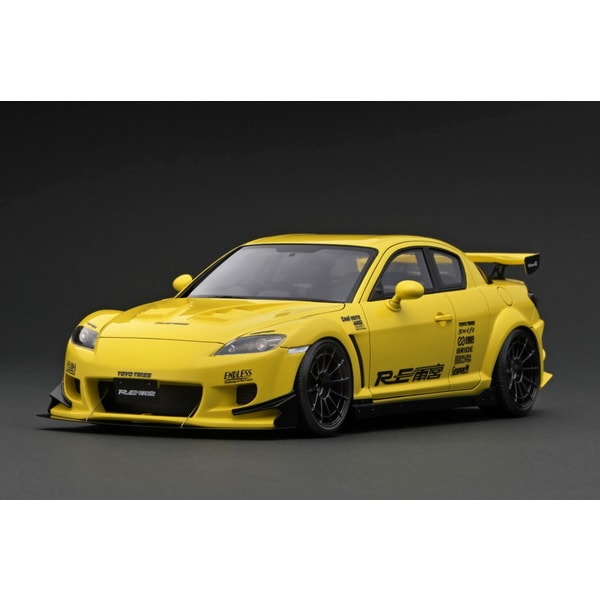 Ignition Model IG3177 1/18 Mazda RX-8 SE3P RE Amemiya Yellow [Resin Model Car] - image 1