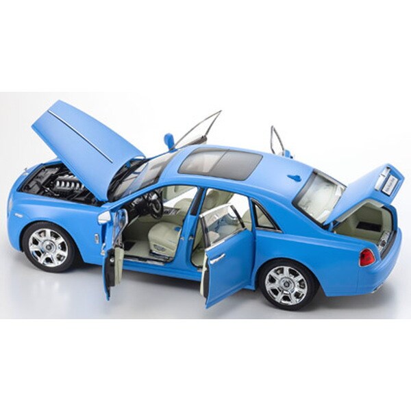 Kyosho KS08802LB 1/18 Rolls-Royce Ghost Light Blue [Diecast Model Car] - image 4