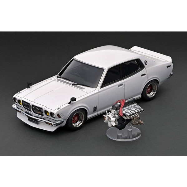 Ignition Model IG3167 1/18 Nissan Bluebird U 2000GTX G610 White with Engine [Resin Model Car] - image 1
