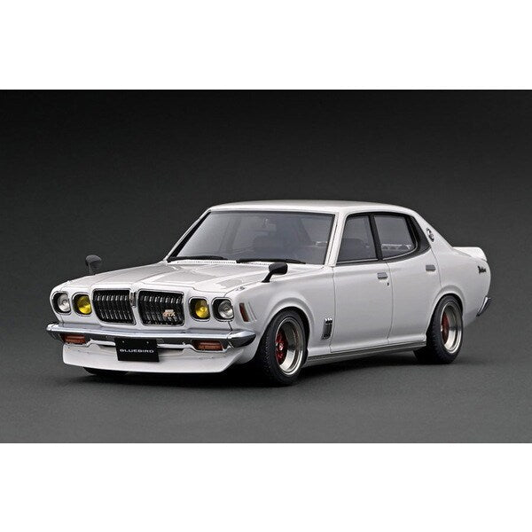 Ignition Model IG3167 1/18 Nissan Bluebird U 2000GTX G610 White with Engine [Resin Model Car] - image 2