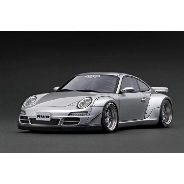 Ignition Model IG3246 1/18 RWB 997 Silver [Resin Model Car] - image 1