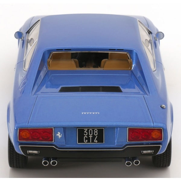 KK Scale KKDC181232 1/18 Ferrari 308 GT4 1974 Metallic Light Blue [Diecast Model Car] - image 5