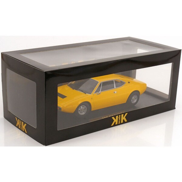 KK Scale KKDC181235 1/18 Ferrari 308 GT4 1974 Yellow [Diecast Model Car] - image 6