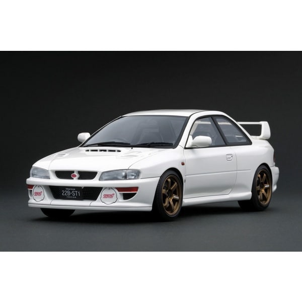 Ignition Model IG3669 1/18 Subaru Impreza 22B-STi Version GC8 Modified White [Resin Model Car] - image 1