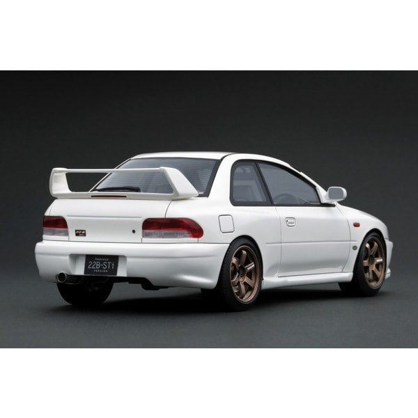 Ignition Model IG3669 1/18 Subaru Impreza 22B-STi Version GC8 Modified White [Resin Model Car] - image 2