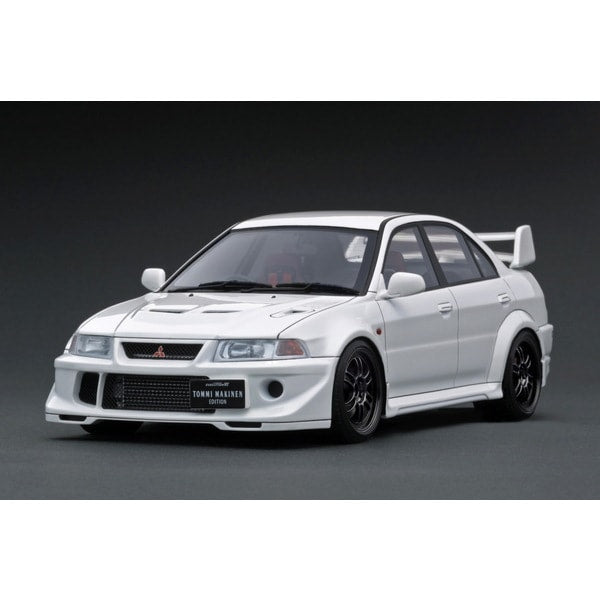 Ignition Model IG3663 1/18 Mitsubishi Lancer Evolution VI GSR T.M.E CP9A White [Resin Model Car] - image 1