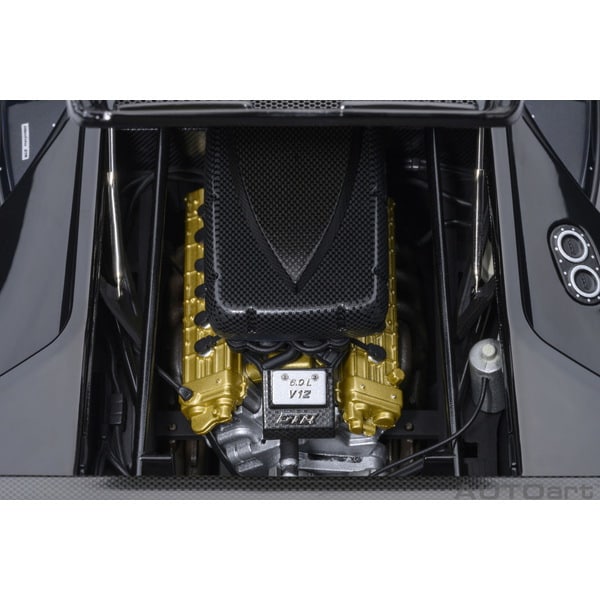 AUTOart 79137 1/18 Lamborghini Diablo GTR Black [Composite Diecast Model Car] - image 18