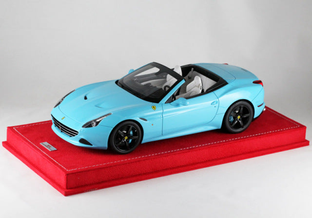 MR Collection 1/18 Ferrari California T Open roof Baby Blue （with Display Case） 15 pcs Limited - image 1
