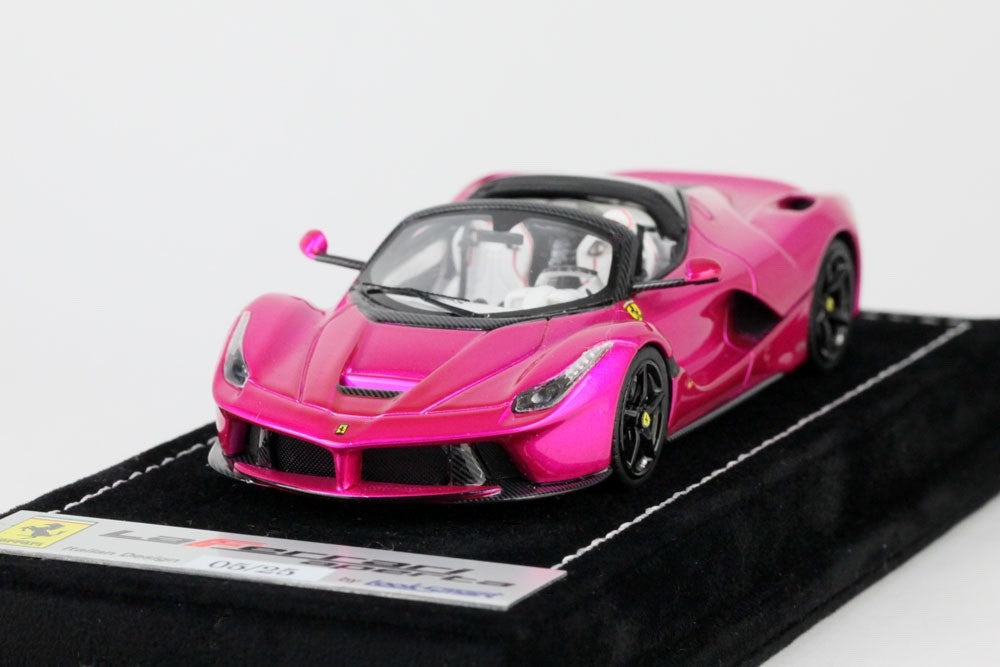 Looksmart LS462SC 1/43 Ferrari LaFerrari Aperta 2016 Pink Flash Ltd 25pcs Resin