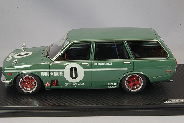 Ignition Model IG2217 1/18 KAIDO HOUSE Datsun Bluebird 510 Wagon Green Resin
