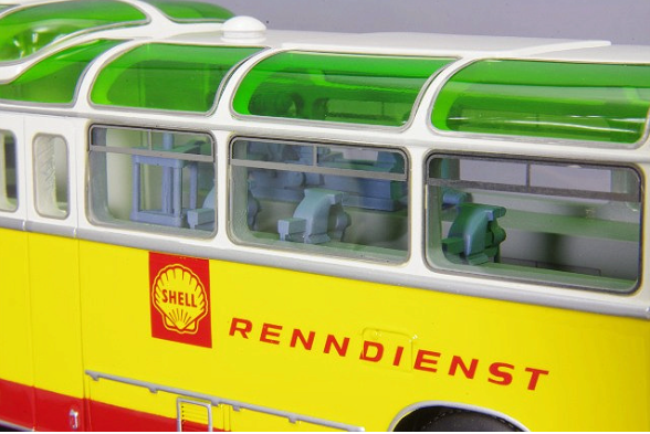 Schuco SCH450896500 1/43 Auwarter Shell Racing Service Bus Multi Color