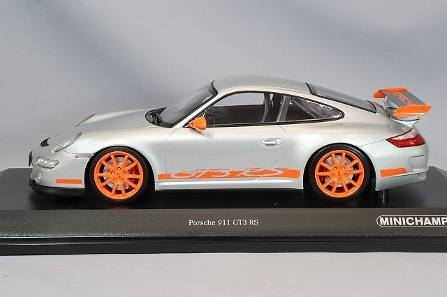 Minichamps MC155062120 1/18 Porsche 911 GT3 RS 2007 Silver