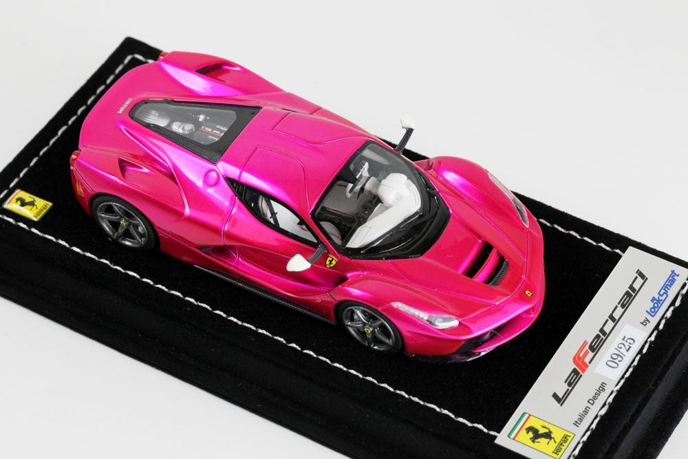 Looksmart LS421SC 1/43 Ferrari LaFerrari 2013 Pink Flash Ltd 25pcs Hybrid Resin
