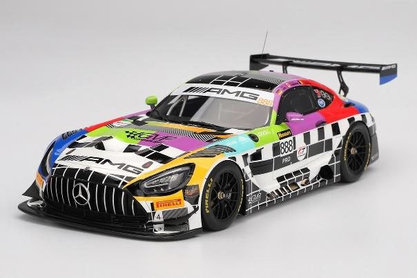 Top Speed TS0627 1/18 Mercedes AMG GT3 EVO 2025 Bathurst 12H #888 GMR Meguiar