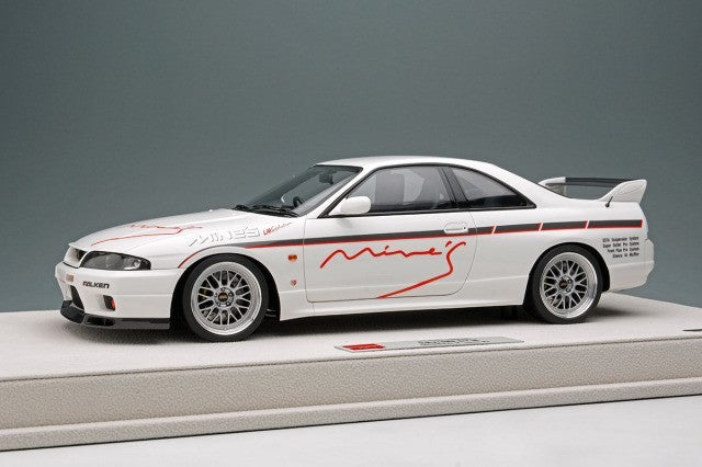 EIDOLON EML179B 1/18 Mine's Skyline GT-R(BCNR33) White Limited 120pcs