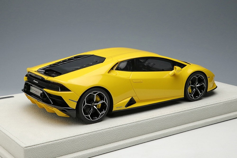 Make Up EIDOLON EML031D 1/18 Lamborghini Huracan EVO Pearl Yellow Asir Wheels