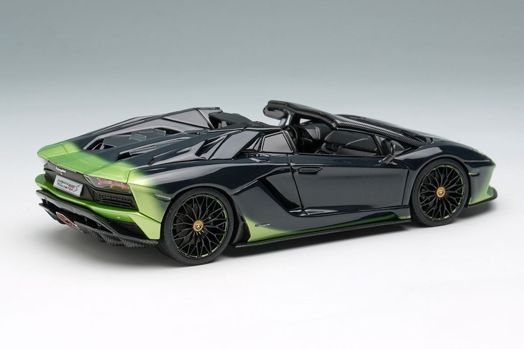 EIDOLON EM767D 1/43 Lamborghini Aventador S 2018 Green Resin Limited 100pcs