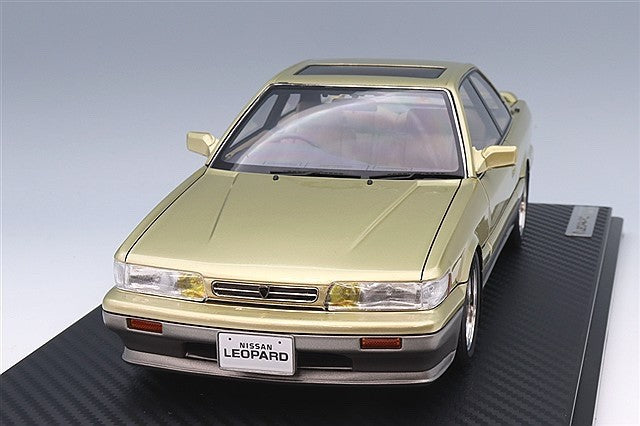 Ignition Model IG3815 1/18 Nissan Leopard Ultima F31 Gold/Silver Resin