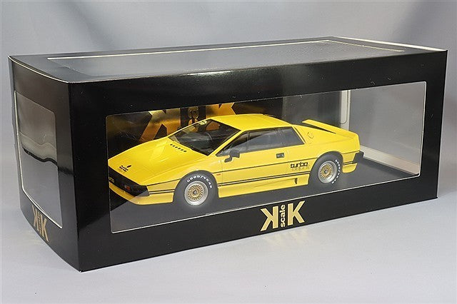 KK Scale KKDC181195 1/18 Lotus Esprit Turbo 1981 Yellow Coupe