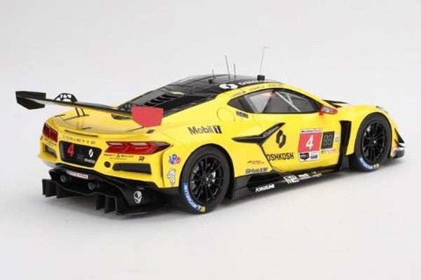 Top Speed TS0571 1/18 Corvette Z06 GT3.R 2024 Daytona 24H Yellow #4 Pratt Miller
