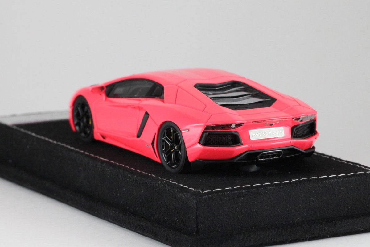 Looksmart LS384HC2 1/43 Lamborghini Aventador LP700-4 Pink Gloss Leather Ltd25
