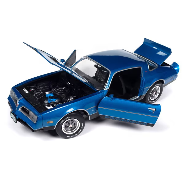 American Muscle AMM1331 - 1/18 1978 Pontiac Firebird Formula Martique Blue