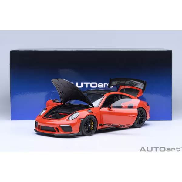 AUTOart 78177 1/18 Porsche 911 991.2 GT3 RS Weissach Orange Diecast
