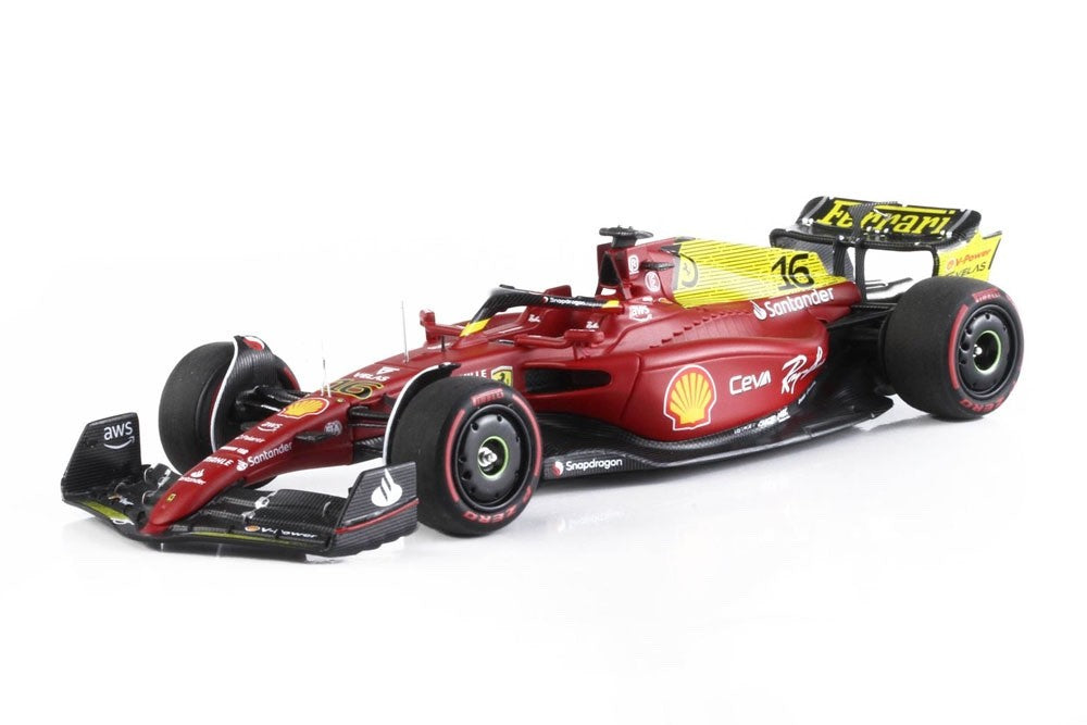 BBR BBRC277A 1/43 Ferrari F1-75 Italy GP Monza 2022 Leclerc Yellow Ltd 575pcs