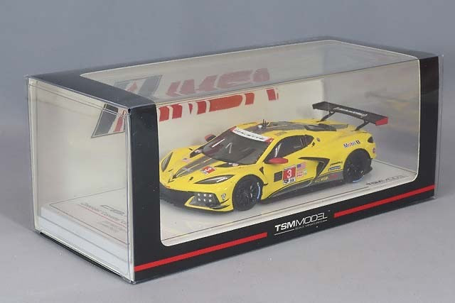 TSM TSM430639 1/43 Chevrolet Corvette C8.R 2022 IMSA Daytona 24H #3 Yellow Resin