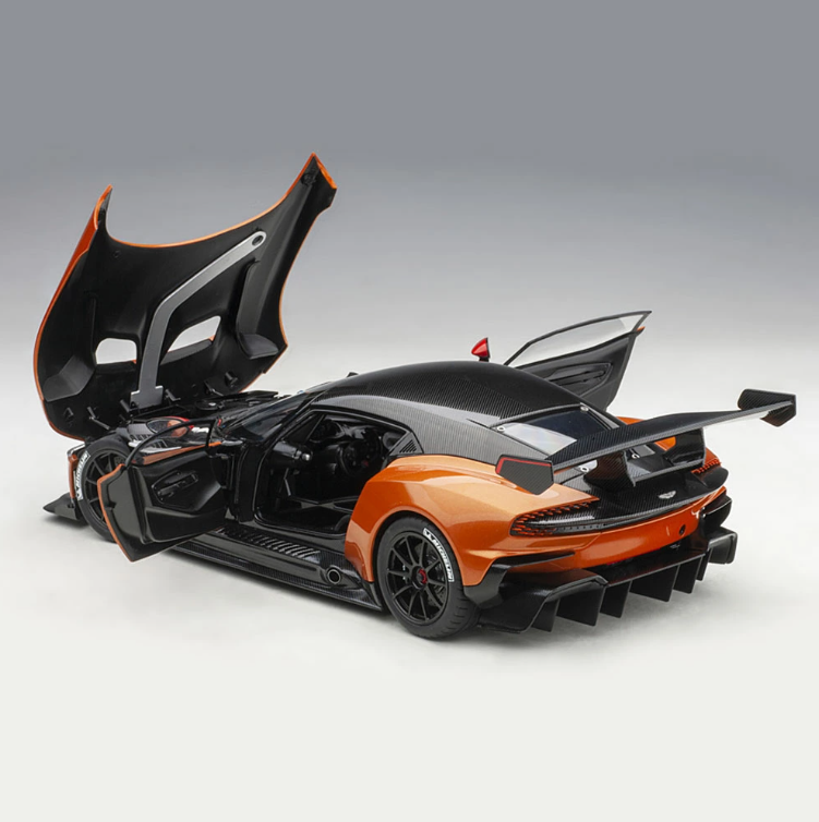 AUTOart 70264 1/18 Aston Martin Vulcan Metallic Orange Diecast Model Car