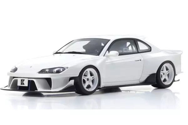 Kyosho Samurai KSR18066W 1/18 Nissan Silvia S15 Khyzyl Saleem White