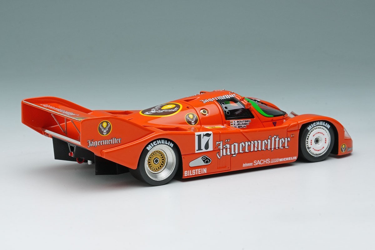 Make Up VISION VM052 1/43 Porsche 962C Brun Jagermeister Spa 1986 No.17 Ltd 120