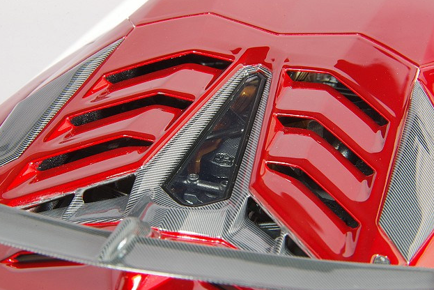 EIDOLON EML025C 1/18 Lamborghini Aventador SVJ 2018 Candy Red / Leighton Wheels
