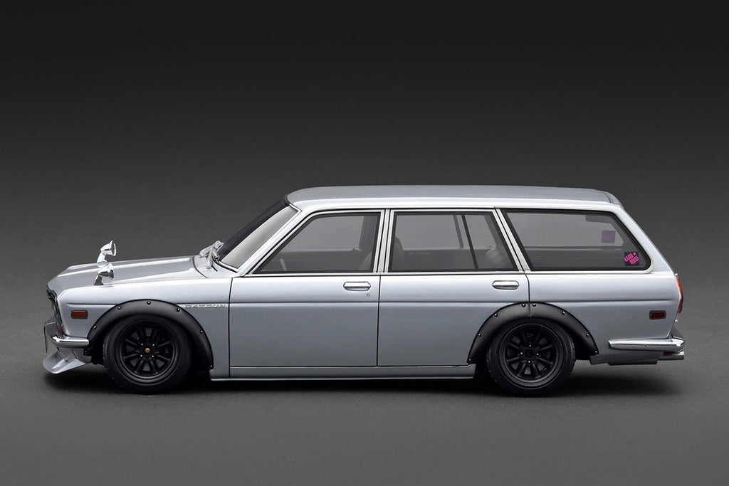 Ignition Model IG3860 1/18 Datsun Bluebird 510 Wagon Silver