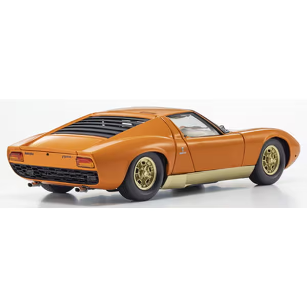 Kyosho KS08314PB 1/18 Lamborghini Miura P400 Orange Diecast Model Car