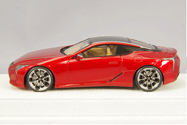 ENIF EX4001 1/43 Lexus LC500 S Package RHD Radiant Red Contrast Resin