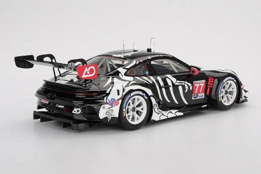 Top Speed TS0651 1/18 Porsche 911 GT3 R 2025 IMSA Petit Le Mans #77 AO Racing