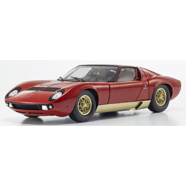 Kyosho KS08314R 1/18 Lamborghini Miura P400 Red Diecast Model Car