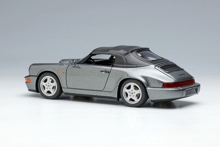 VISION VM165E 1/43 Porsche 911 964 Carrera 2 Speedster 1993 Slate Gray Metallic