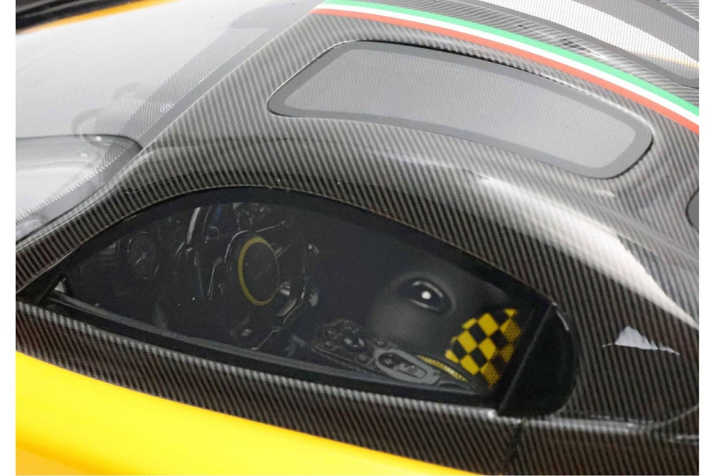 BBR P18223MV 1/18 Pagani Utopia 2022 Giallo Ginevra Yellow Resin Limited 100pcs