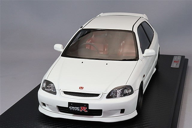 Ignition Model IG3542 1/18 Honda Civic Type R EK9 Watanabe White Resin
