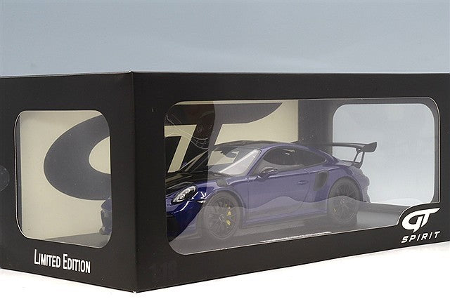 GT Spirit GTS526 1/18 Porsche 911 991.2 GT3 RS 2018 Blue Resin Model Car