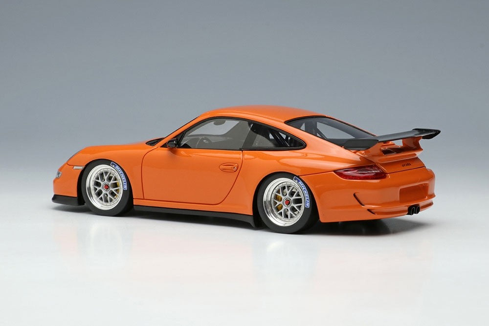 EIDOLON EM710D 1/43 Porsche 911 997 GT3 RS BBS Cup Wheel Orange Limited 60pcs