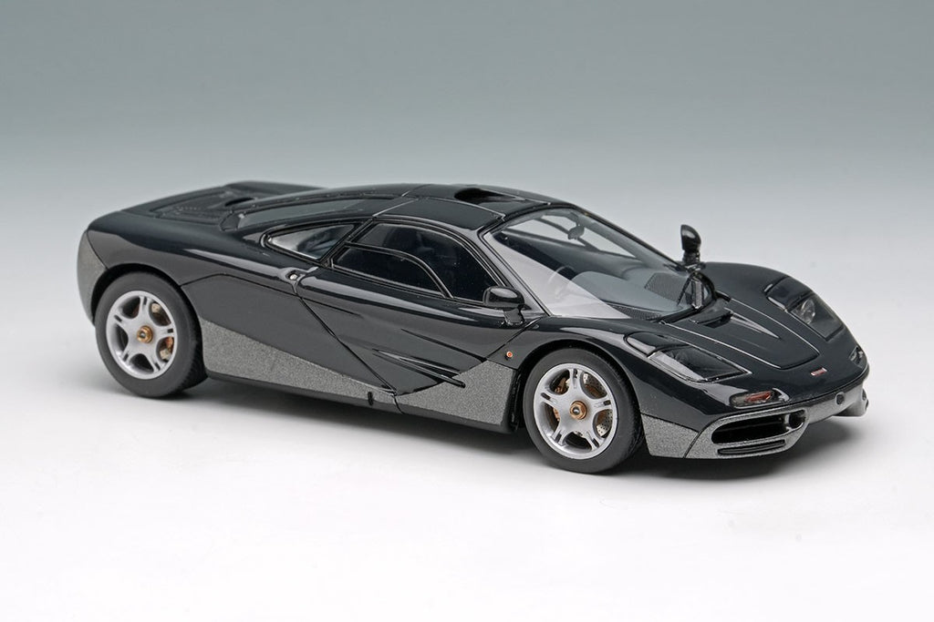 Make Up EIDOLON EM748H 1/43 McLaren F1 Roadcar 1994 Black/Gray Metallic Resin